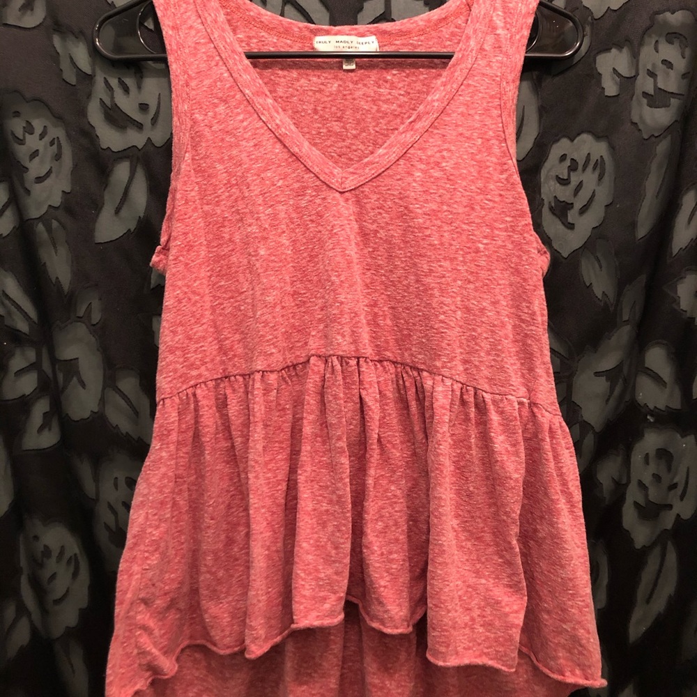 truly madly deeply cotton sleeveless top